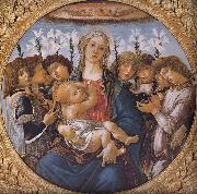 Sandro Botticelli Our Lady of the eight sub angel Spain oil painting artist